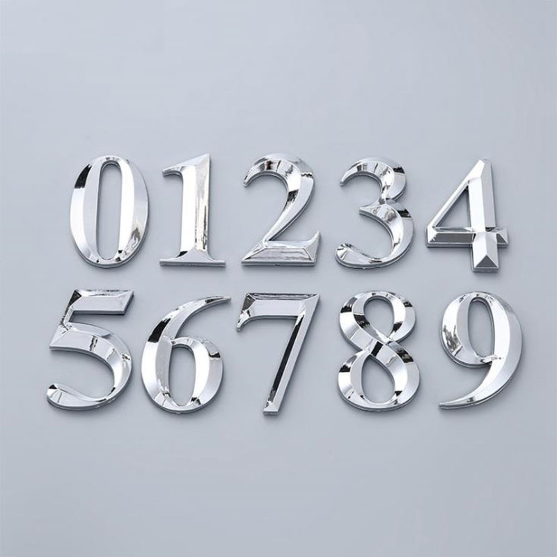 Home Office Number - 1PC Self Adhesive 3D Number Stickers