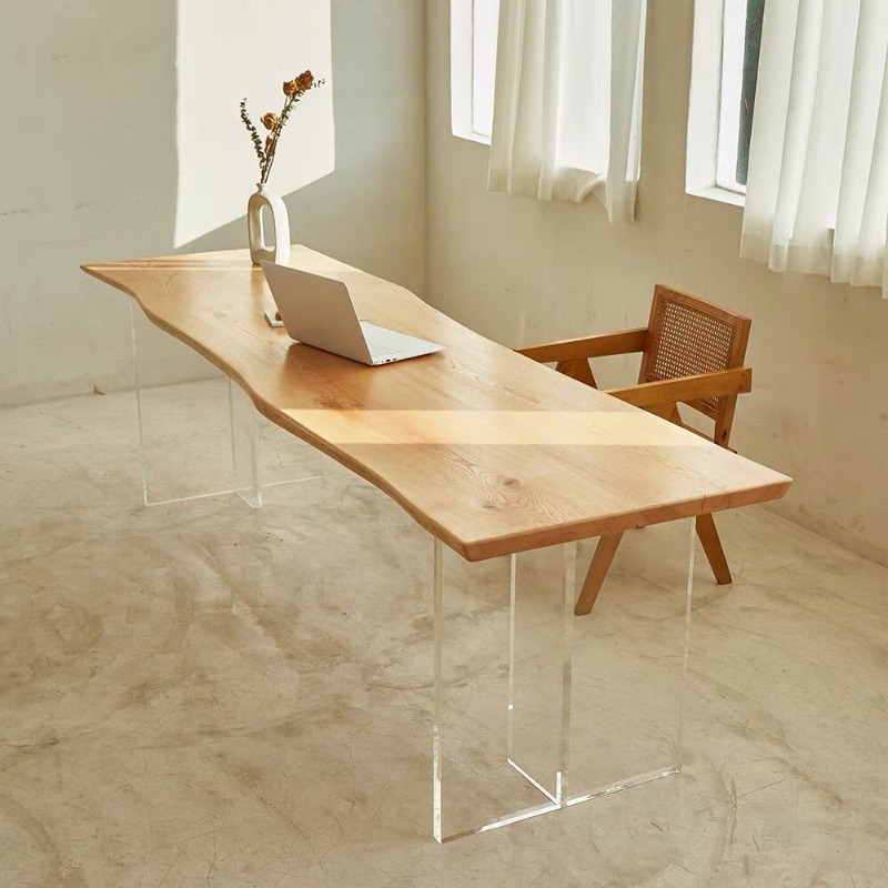 Nordic Solid Wood Acrylic Floa - огляд і ціна Home Office Desk