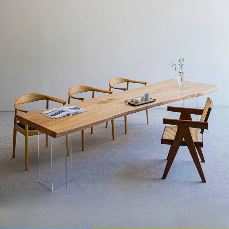 Nordic Solid Wood Acrylic Floa - огляд і ціна Home Office Desk