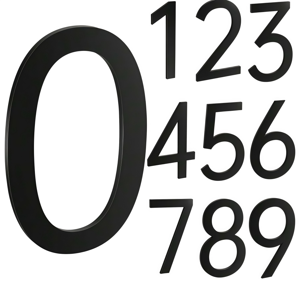 1pc Self Adhesive 3D Number St - огляд і ціна Home Office Number