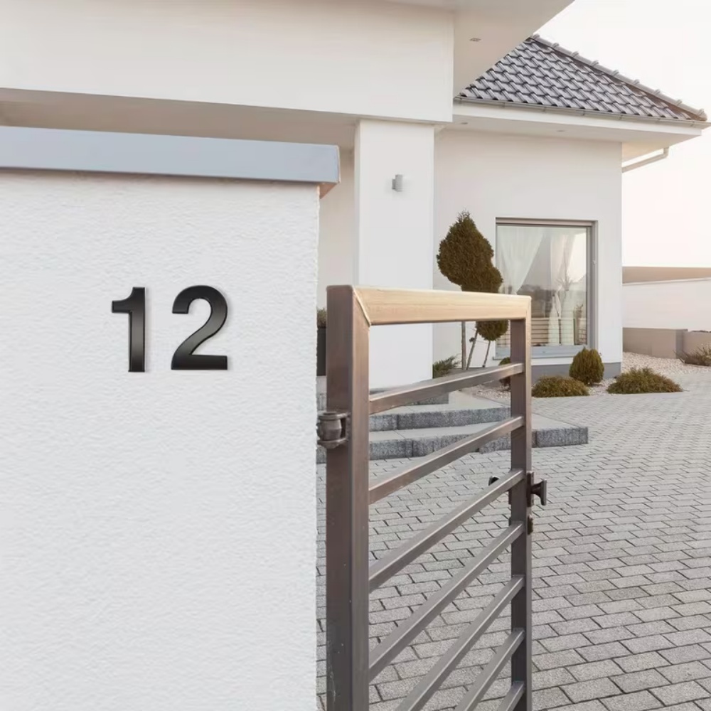 1pc Self Adhesive 3D Number St - огляд і ціна Home Office Number