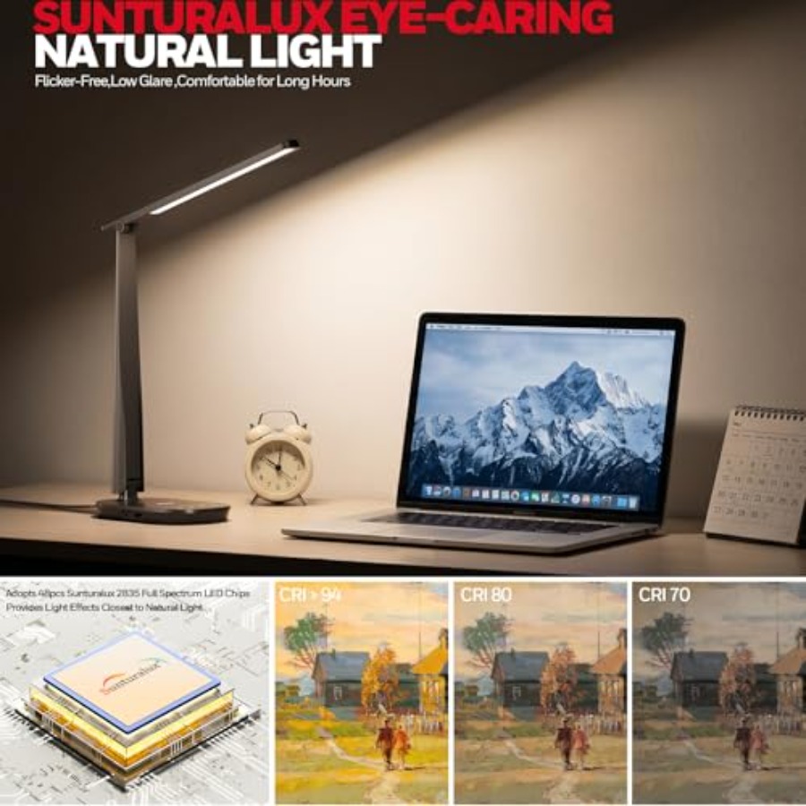 LED Desk Lamp for Home Office, - огляд і ціна Home Office Desk