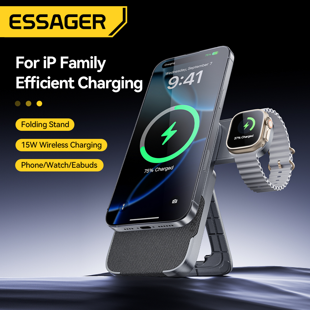 Essager 3-in-1 Portable Foldin - огляд і ціна Desk Charging Station