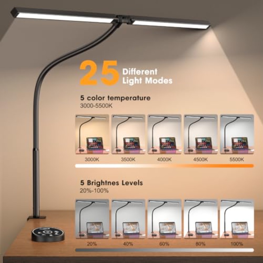 Led Desk Lamp for Office Home  - огляд і ціна Home Office Desk