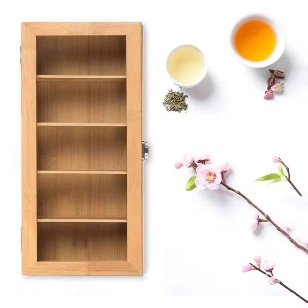 New Bamboo Tea bag Storage Box - огляд і ціна Home Office Bagas