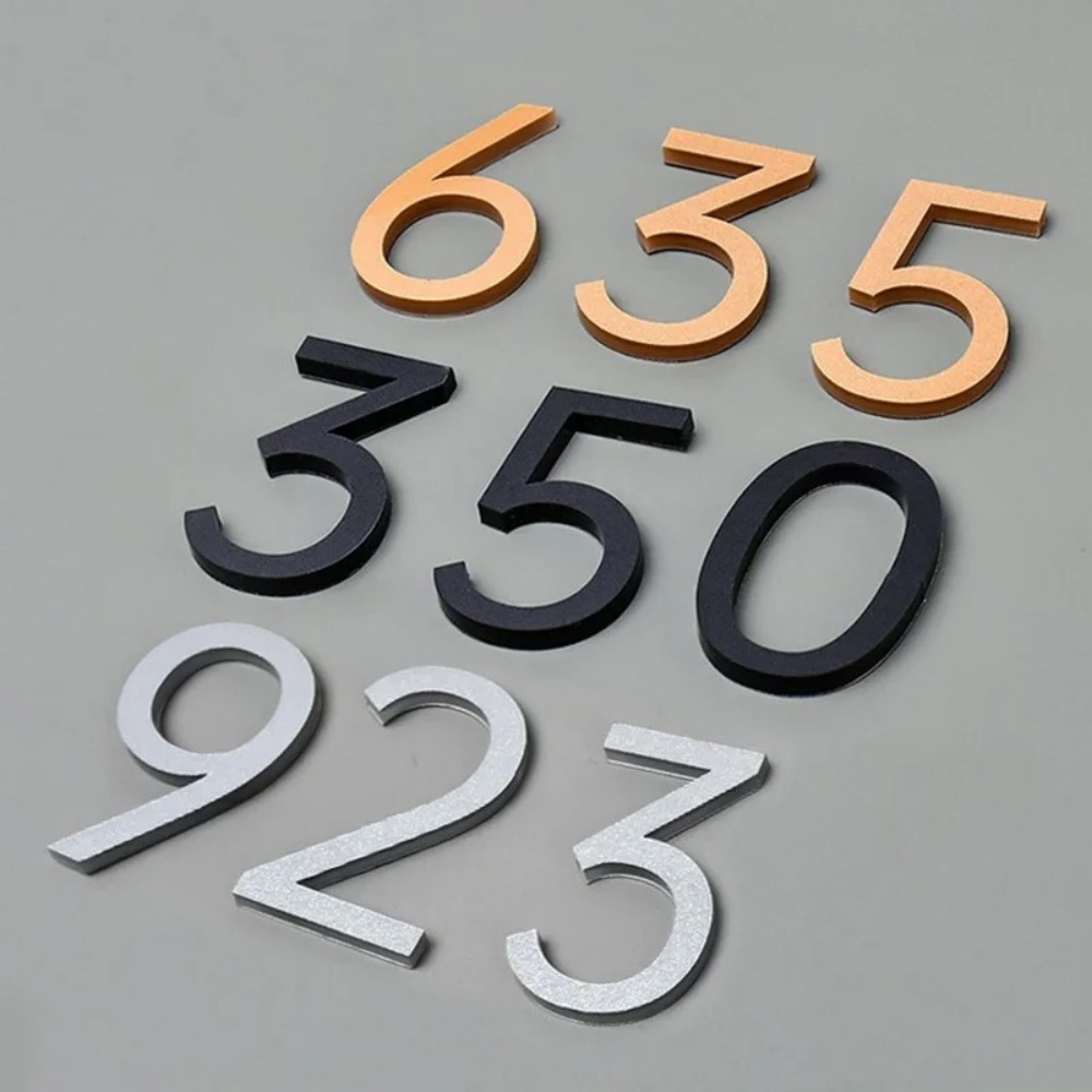 1pc 3d Digits House Number Sel - огляд і ціна Home Office Number