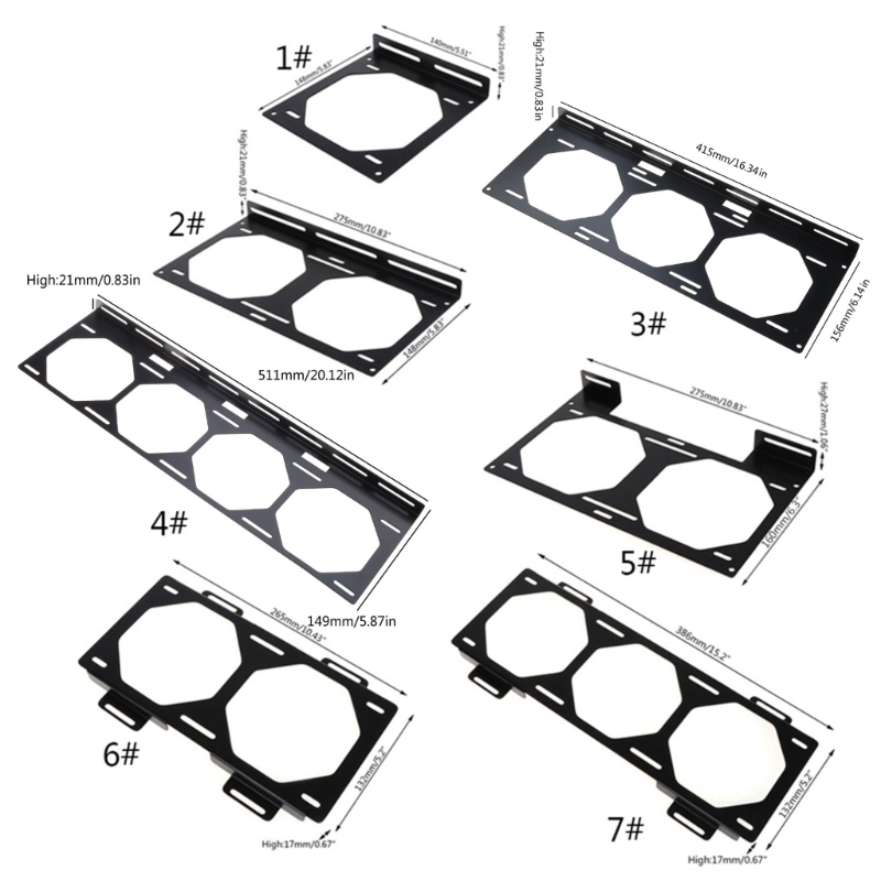 12/14CM Fan Radiator DIY Mount - огляд і ціна Home Office Official