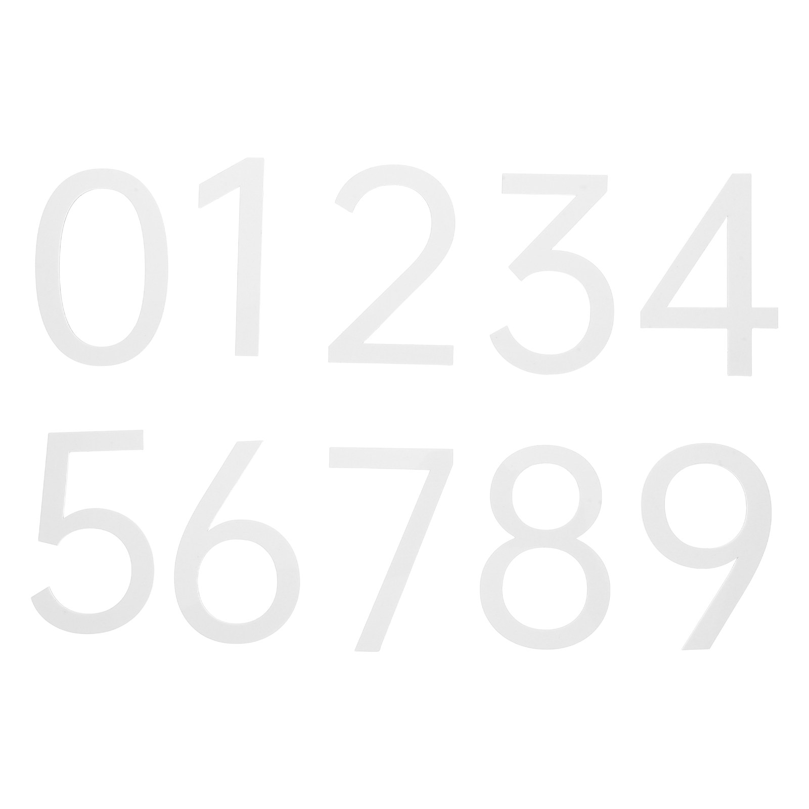 10Pcs Acrylic House Number Tag - огляд і ціна Home Office Number