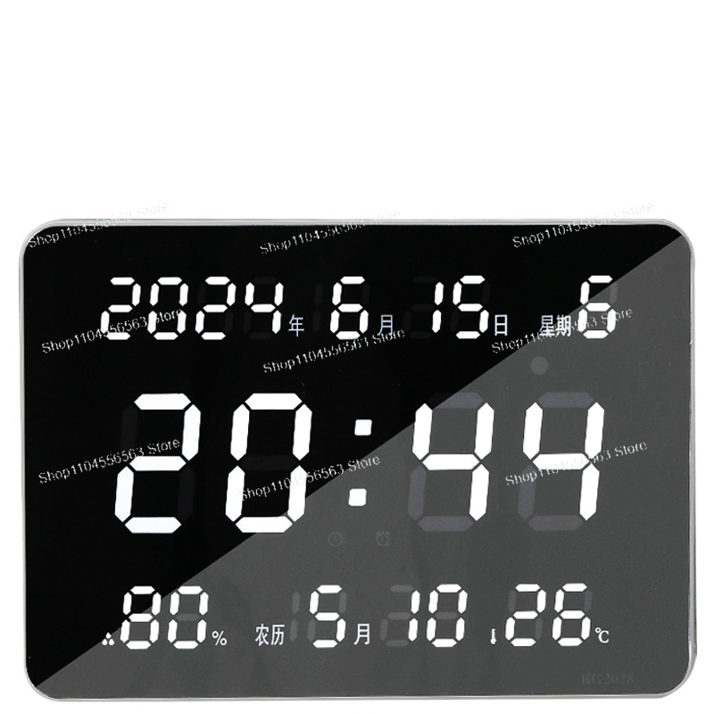 Digital Wall Clock with LED Di - огляд і ціна Home Office Updates