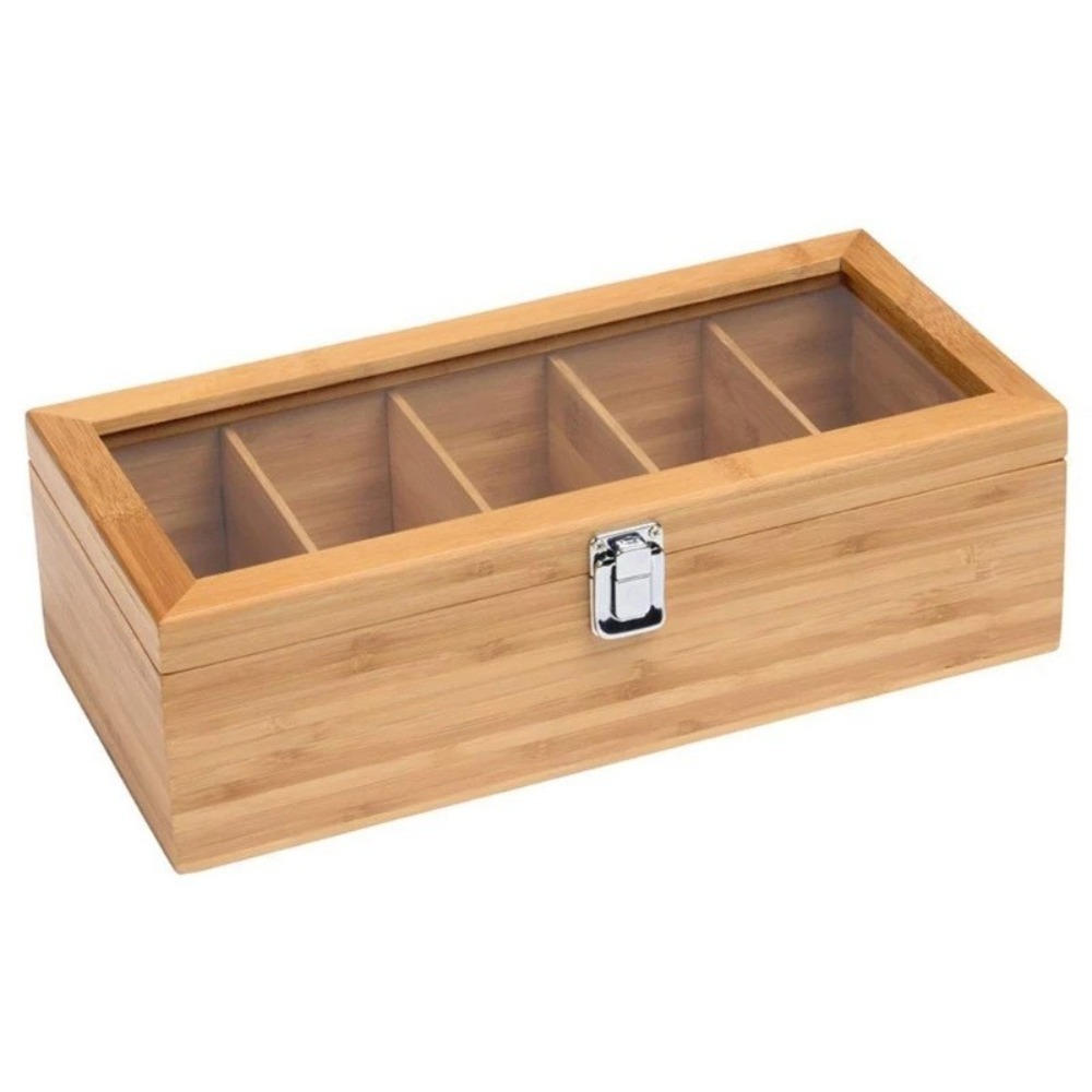 Portable Bamboo Tea bag Storag - огляд і ціна Home Office Bagas