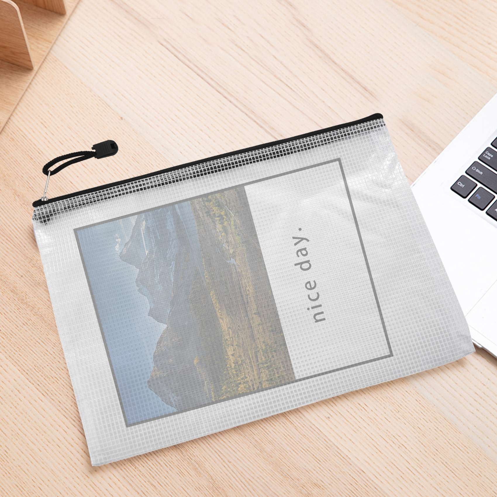 A01E-20Pcs B5 Zipper Document  - огляд і ціна Home Office Bagas