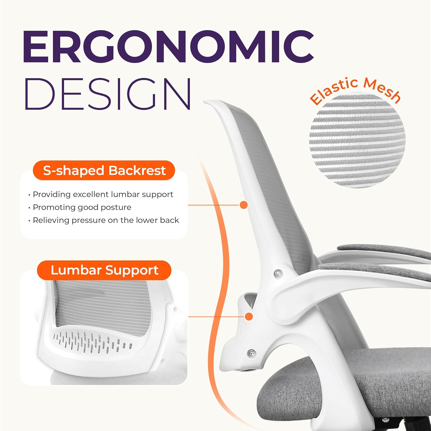 Ergonomic Mesh Office Chair wi - огляд і ціна Home Office Desks