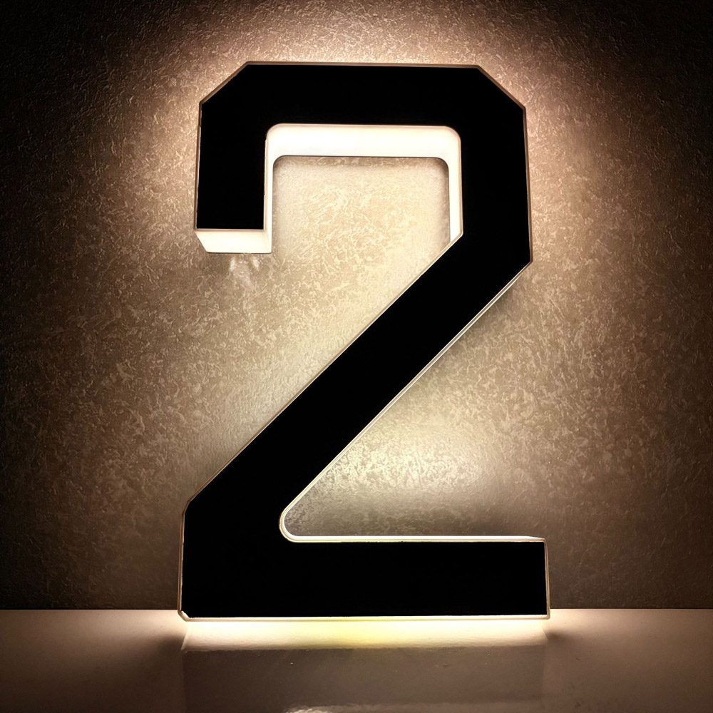23cm Solar Lighted House Numbe - огляд і ціна Home Office Number