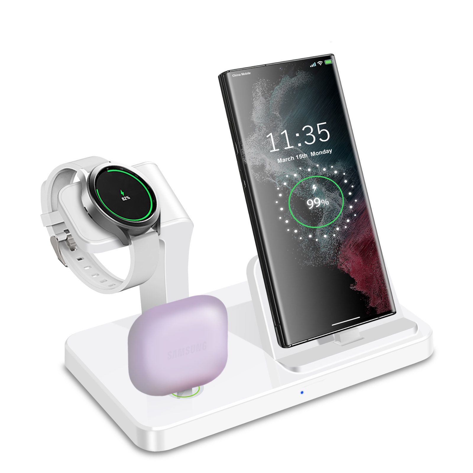 Desk 3 in 1 Type C Port Wirele - огляд і ціна Desk Charging Station
