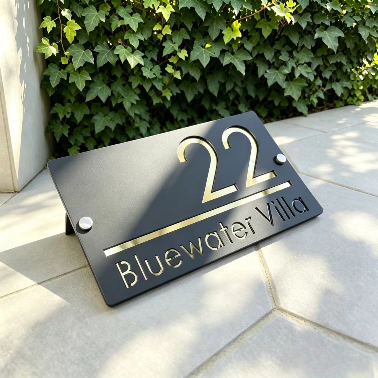 Custom Acrylic Laser-Cut Signs - огляд і ціна Home Office Number