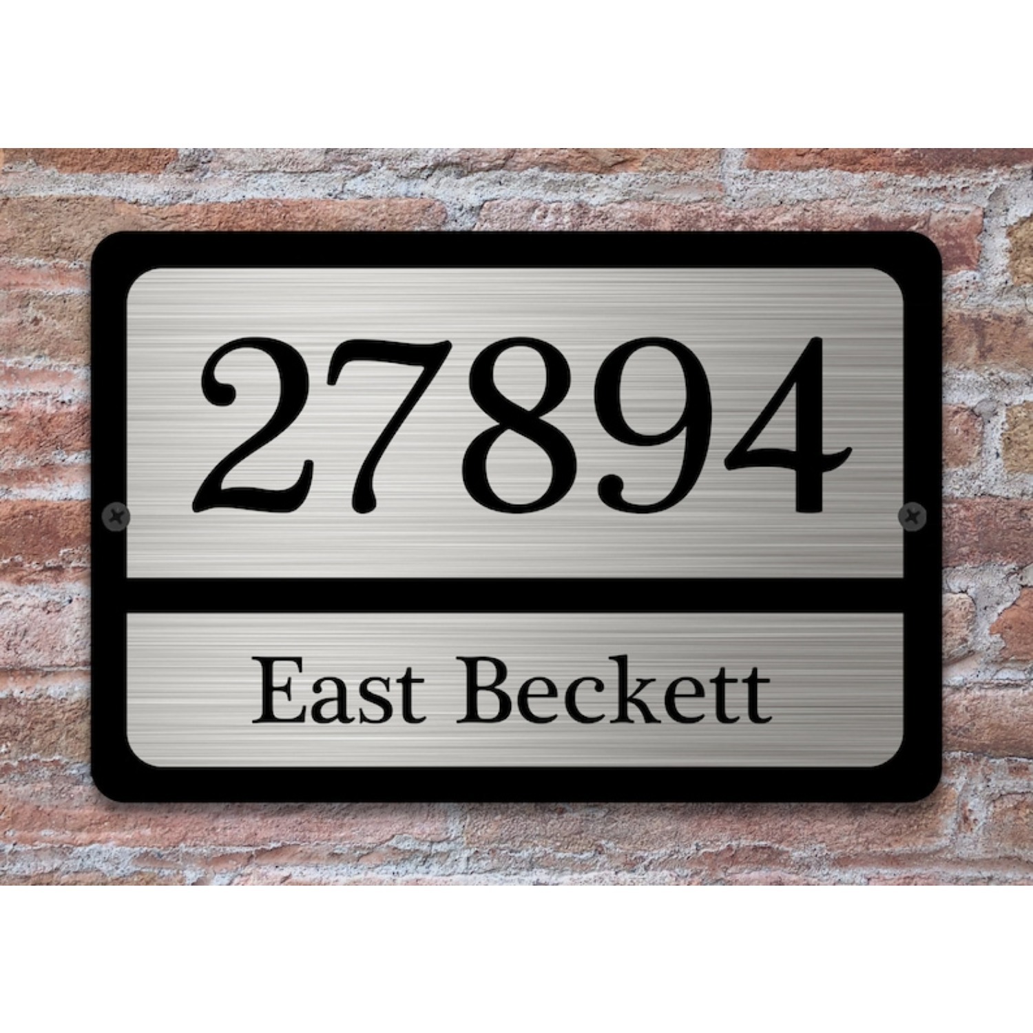 Customizable Brushed Silver Al - огляд і ціна Home Office Number