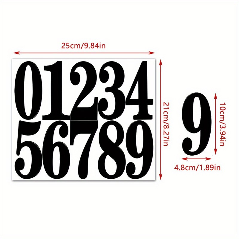 Digital stickers, mailbox stic - огляд і ціна Home Office Number