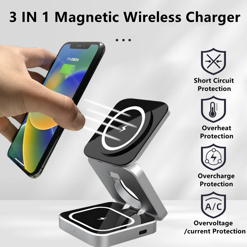 Foldable Magnetic Wireless Cha - огляд і ціна Desk Charging Station