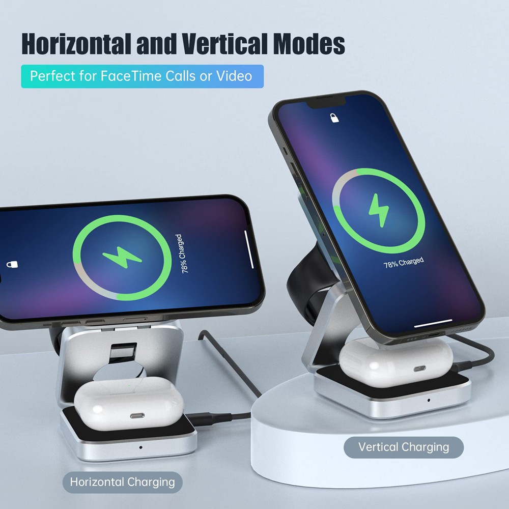 Foldable Magnetic Wireless Cha - огляд і ціна Desk Charging Station
